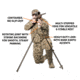 Primos Hunting Trigger Stick Gen 3 Tall Bipod,24-62in,Truth Camo,Clam, 65814