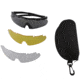 Pro Ears High Performance Shooting Glasses with Interchangeable Lens, PEGLASS3