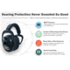 Pro Ears Predator Gold Ear Muffs, 26 dB, Black, GSP300B