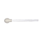 Pro-Shot Pro-Shot Large Round Foam Cleaning Swab, Polypropylene Handle, 5 inch, 50-Pack, Black, FRND-50, White, FRND-50