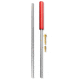 Pro-Shot One Piece Stainless Steel Rifle Rod, .50 Caliber, 48 in, Steel, 1PS-48-50R