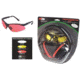 Radians 5 Position Glasses &amp; Earmuffs w/Adjustable Headband SLVR0140