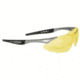 Radians RK641CS Rock X Treme Shooting/Sporting Glasses Anti-Fog Silver/Clear