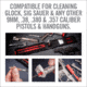 Real Avid Prime-9 9mm Handgun Cleaning Kit, .38/ .380/ .357 Caliber, 9mm, AVGCK9MM