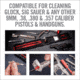 Real Avid Prime-9 HG Cleaning Kit - 12 Pack, 9mm Luger Pistol, AVGCK9MM-12D