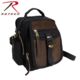 Rothco Canvas &amp; Leather Travel Shoulder Bag, Black, 2836-Black