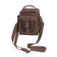 Rothco Canvas &amp; Leather Travel Shoulder Bag, Brown, 2815-Brown