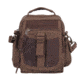 Rothco Canvas &amp; Leather Travel Shoulder Bag, Brown, 2815-Brown