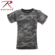 Rothco Kids Camo T-Shirts, S, Black Camo, 2174-BlackCamo-S
