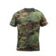 Rothco Kids Camo T-Shirts, Woodland Camo, XS, 6703-WoodlandCamo-XS