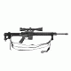 Rothco Military 3-point Rifle Sling, Black, 4007-Black
