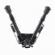 Rudolph Optics 6in.-9in. Black Aluminum Swivel Pivot Bipod, Black 6009880275144