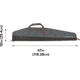 Ruger American Rifle Lockable Gun Case, 46in Scoped Rifles, Dark Heather Gray, 46 in, 29735