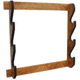 Rush Creek Creations 3 Gun Wall Rack, American Cherry, 38-4040