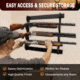 Rush Creek Creations 3 Gun Wall Rack, Black, 38-3039