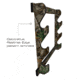 Rush Creek Creations 3 Gun Wall Rack, Camouflage Realtree, 39-7012