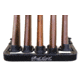 Rush Creek Creations 5-Gun Wall Rack with Smart Stock Technology, Black, 38-5005