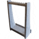Rush Creek Creations 8 Gun Floor Rack, Barn Wood, 38-4058