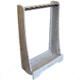 Rush Creek Creations 8 Gun Floor Rack, Barn Wood, 38-4058