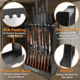 Rush Creek Creations 8 Gun Floor Rack, Black, 38-3059