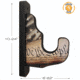 Rush Creek Creations Americana Wall Gun Display Hooks, Red/White/ Blue, 10.2 x 1.7 x 6.2, 38-4084