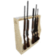 Rush Creek Creations Free Standing Wood 7-Gun Storage Rack, Natural Pine Light, 39-4001