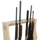 Rush Creek Creations Free Standing Wood 7-Gun Storage Rack, Natural Pine Light, 39-4001
