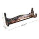 Rush Creek Creations Single Gun Wall Rack, Americana, Red/White/Blue, 21 x 5 x 7, 38-4060