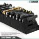 Savior Equipment 12-Slot Pistol Rack, Black, RK-HAND-XTWELVE-BK