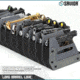 Savior Equipment 12-Slot Pistol Rack, Gray, RK-HAND-XTWELVE-GS