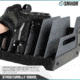 Savior Equipment 12-Slot Pistol Rack, Gray, RK-HAND-XTWELVE-GS