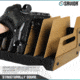 Savior Equipment 12-Slot Pistol Rack, RAL 8000 Tan, RK-HAND-XTWELVE-TN