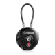 Savior Equipment 3 Digit Cable Lock, Black, Small, LK-ROUND-BK