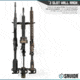 Savior Equipment 3-Slot Angle Adjustable Rafle Wall Rack, OD Green, 12in W x 3.5in H x 8.5in D, OD Green, Top: 12in W x 3.5in H x 8.5in D ; Bottom: 12.5in W, RK-WALL-ADX3-OG