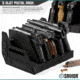 Savior Equipment 6 Slot Pistol Rack, Black, 12.5 x 7 x 9.5, RK-HAND-XSIX-BK