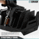 Savior Equipment 6 Slot Pistol Rack, Black, 12.5 x 7 x 9.5, RK-HAND-XSIX-BK