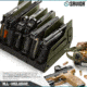 Savior Equipment 6 Slot Pistol Rack, OD Green, 12.5 x 7 x 9.5, RK-HAND-XSIX-OG