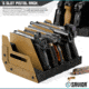 Savior Equipment 6 Slot Pistol Rack, RAL 8000 Tan, 12.5 x 7 x 9.5, RK-HAND-XSIX-TN