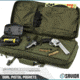 Savior Equipment American Classic Shorty Double Rifle Case, 28in, OD Green, RB-2812DG-V1-OG