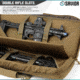 Savior Equipment American Classic Shorty Double Rifle Case, 32in, Dark FDE, RB-3212DG-V1-TN