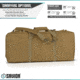 Savior Equipment American Classic Shorty Double Rifle Case, 32in, Dark FDE, RB-3212DG-V1-TN