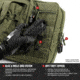 Savior Equipment American Classic Double Rifle Case, 36in, OD Green, RB-3612DG-V1-OG