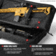 Savior Equipment American Classic Double Rifle Case, 42in, Black, RB-4212DG-V1-BK