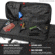 Savior Equipment American Classic Double Rifle Case, 42in, Black, RB-4212DG-V1-BK