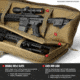 Savior Equipment American Classic Double Rifle Case, 42in, Dark FDE, RB-4212DG-V1-TN