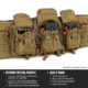 Savior Equipment American Classic Double Rifle Case, 42in, Dark FDE, RB-4212DG-V1-TN