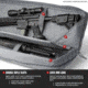Savior Equipment American Classic Double Rifle Case, 42in, Gray, RB-4212DG-V1-GS