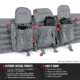 Savior Equipment American Classic Double Rifle Case, 51in, Gray, RB-5112DG-V1-GS