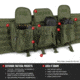 Savior Equipment American Classic Double Rifle Case, 51in, OD Green, RB-5112DG-V1-OG