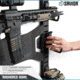 Savior Equipment Horizontal Wall Rack, Black, RK-ARC5FG-WM-BK